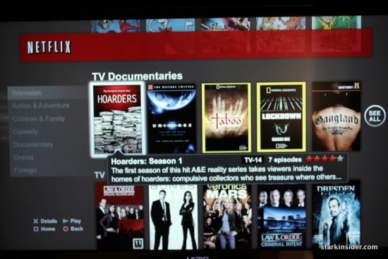 Netflix PS3 App